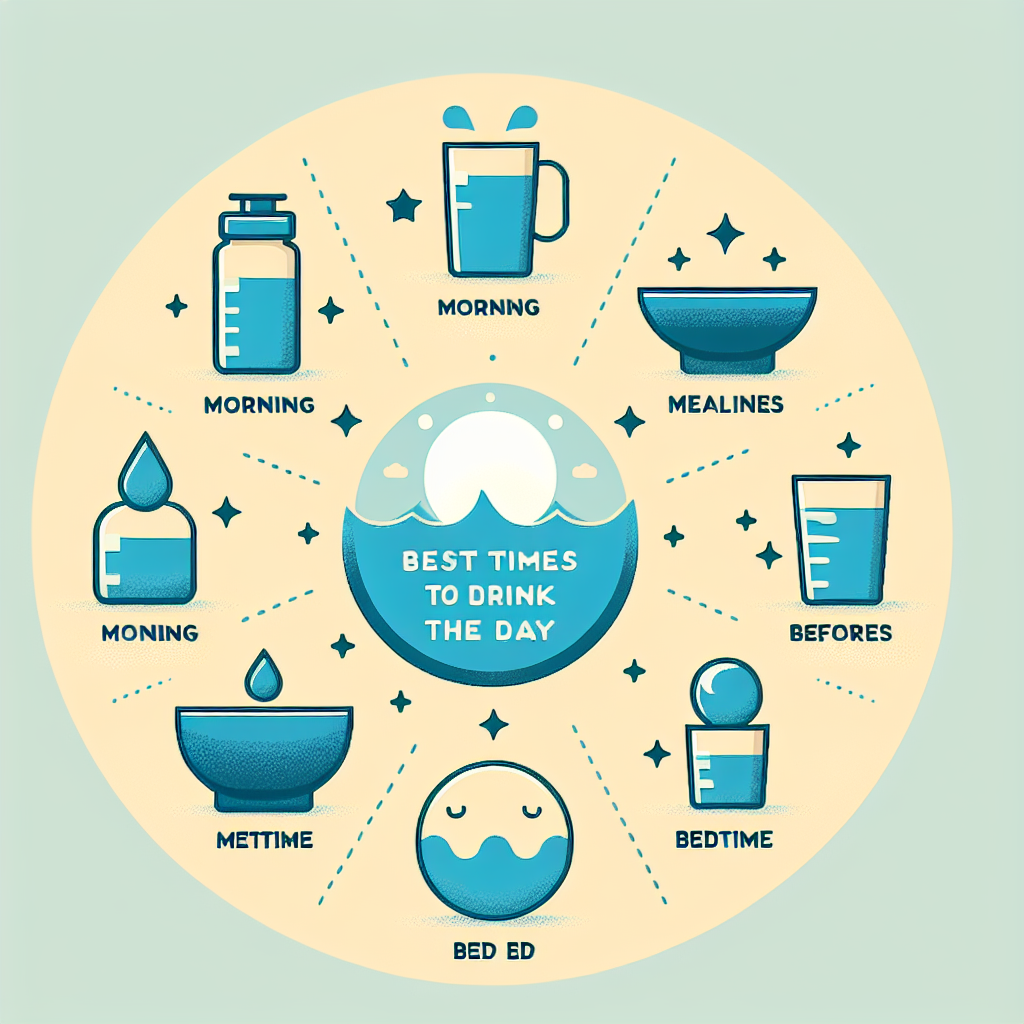 Когда надо пить воду: Важность правильного гидратационного режима