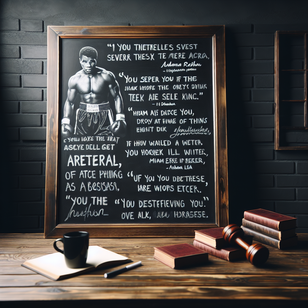 Цитаты Мухаммеда Али: Наследие Великого Чемпиона