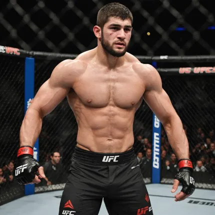 За минуту вырубил бразильского гиганта, который заставил Хабиба плакать: каким был первый нокаут Ислама Махачева в UFC