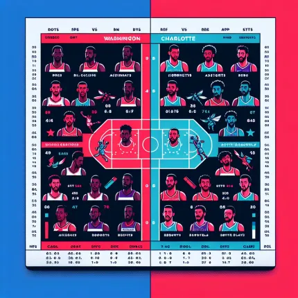 Вашингтон Уизардс и Шарлотт Хорнетс: Сравнение Статистики Игроков